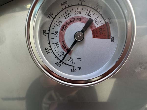 ローリングリルの温度計